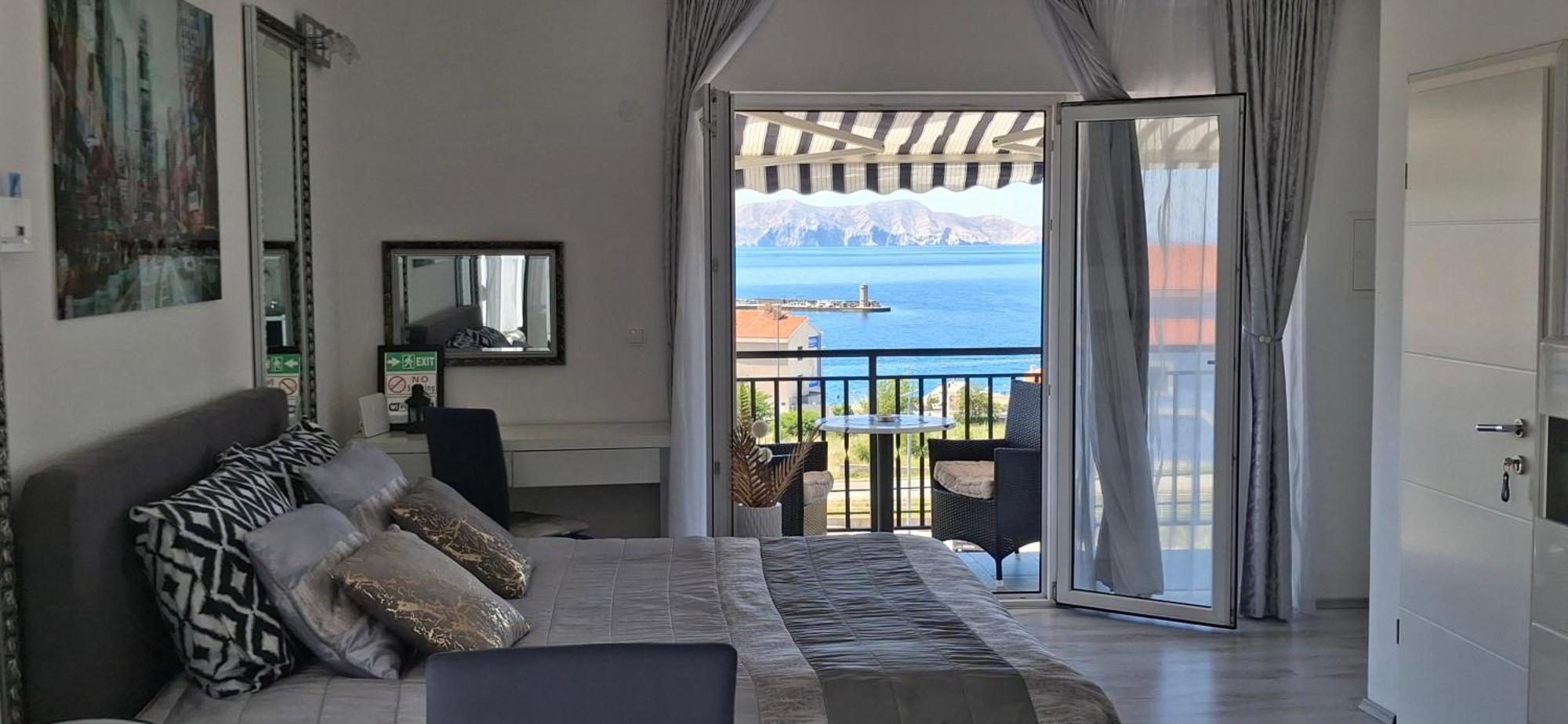 Beautyful Sea View 6 Luxury Studio Danijela 1 Zengg Kültér fotó