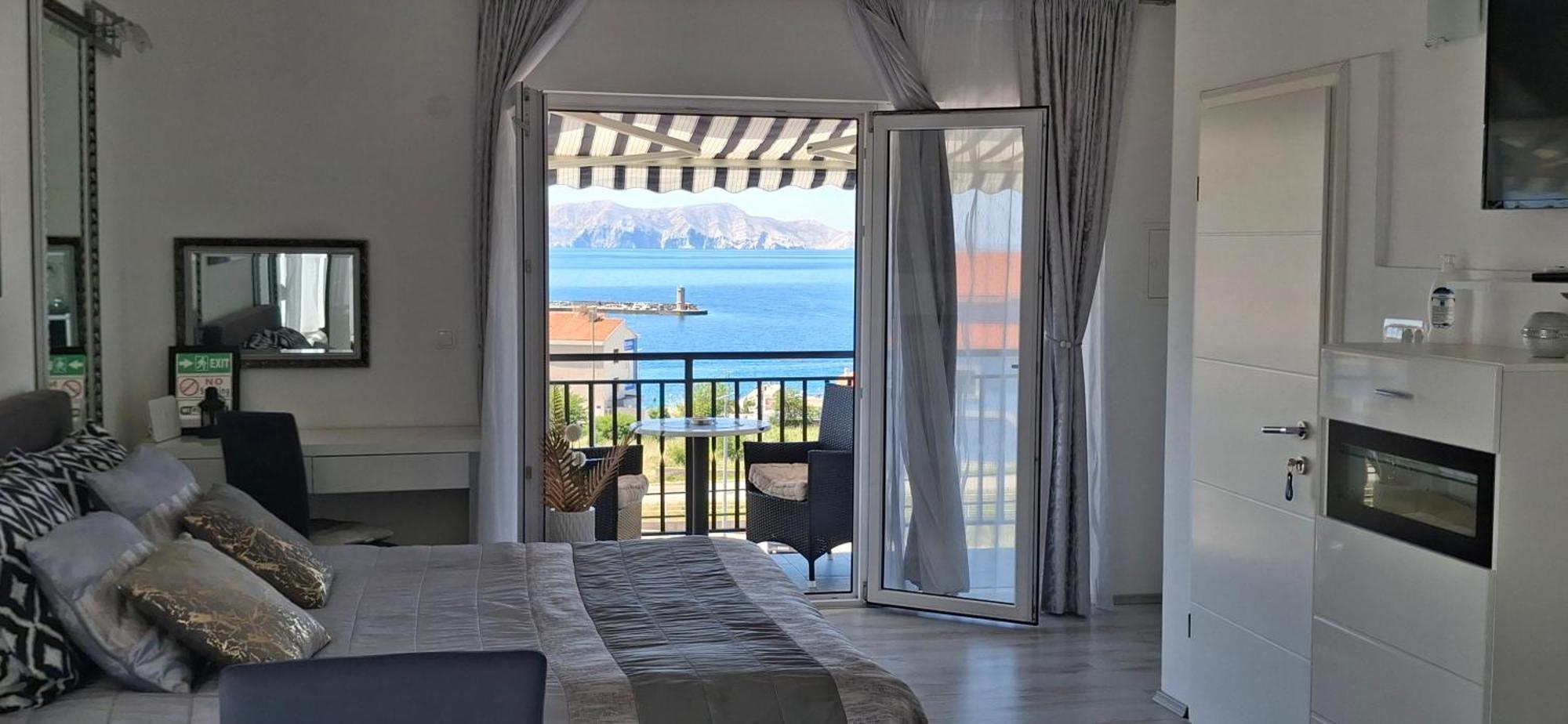 Beautyful Sea View 6 Luxury Studio Danijela 1 Zengg Kültér fotó